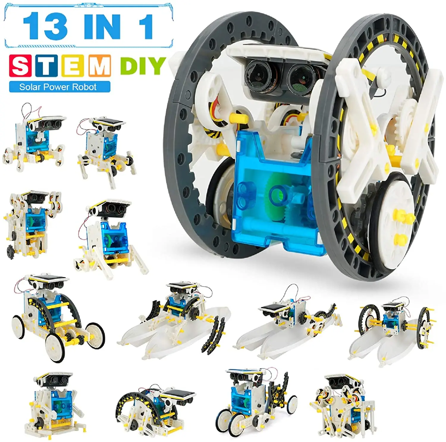 Kits de robots solares, juguet - Stem Solar Robot Kit For Kids reseña y precio