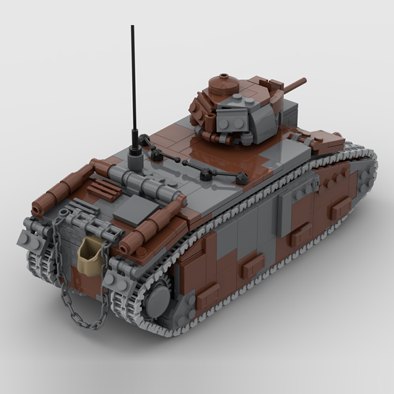 Tanques Militares B1 Bis, Mode - Lego Compatible Military Tank reseña y precio